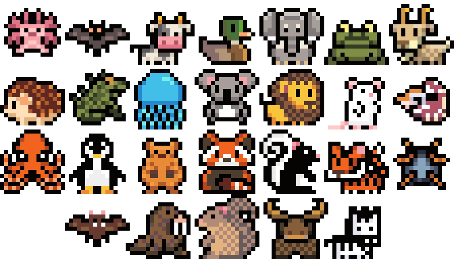 All of my animal friends